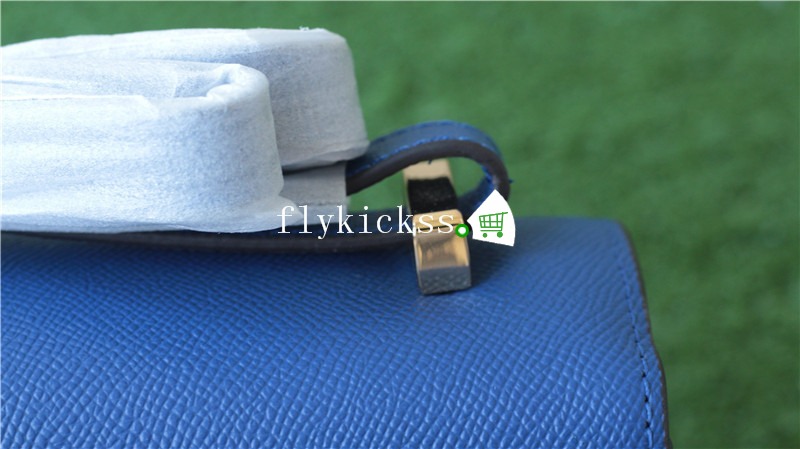 Hermes Blue Shoulder Bag 24inches